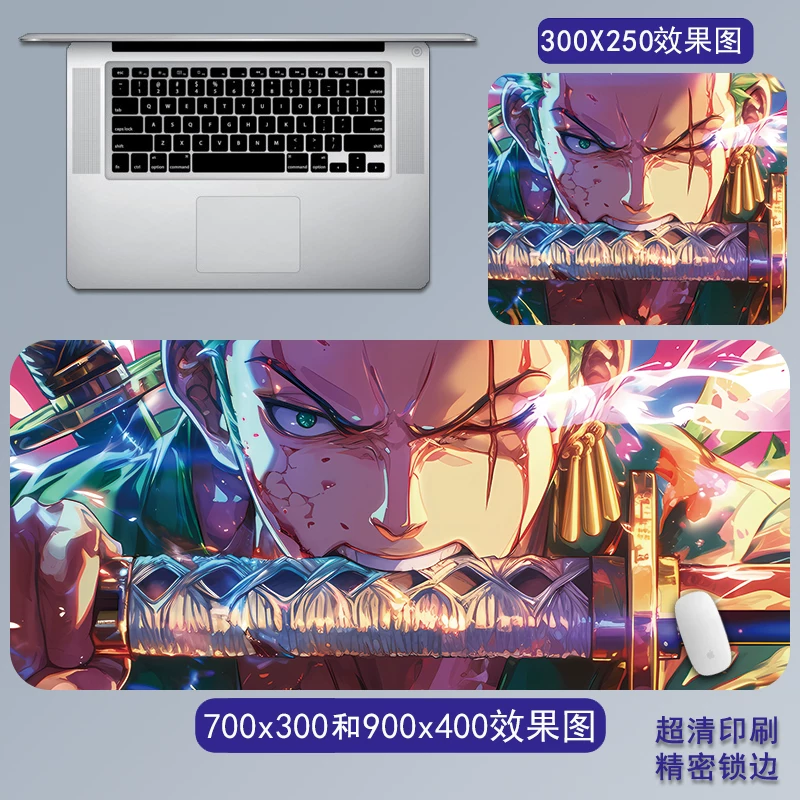 Коврик для мыши One Piece супер большой, Salon Ruf, аниме-игра офисный коврик для стола 2D