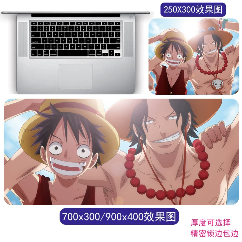 Коврик для мыши One Piece супер большой, Salon Ruf, аниме-игра офисный коврик для стола 2D