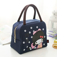 Мультяшный термос, японская большая сумка для ланча, водонепроницаемая портативная небольшая сумка для школьников и студентов, сумка для еды