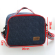 hộp cơm cắm điện chefman Denim dày nhôm lá cách nhiệt hộp ăn trưa dốc dốc oxford không thấm nước dây đeo tay túi gạo nam sinh viên túi ăn trưa - Hộp cơm điện sưởi ấm hộp đựng cơm cắm điện lock&lock