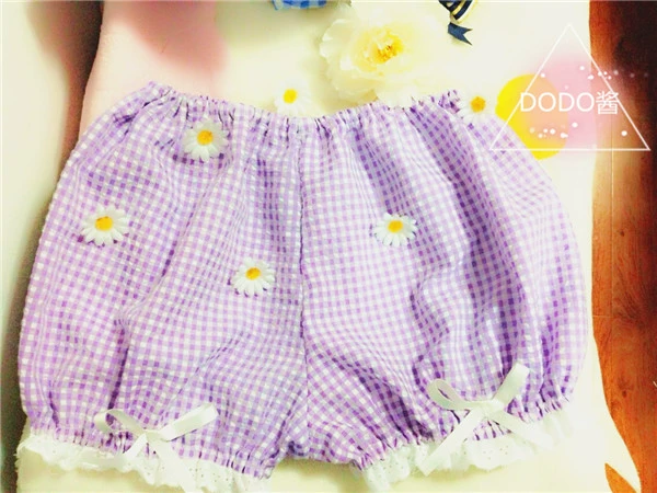 Hương vị nước sốt Studio Nhật Bản Ren Quần lót đáy quần bí ngô Cô gái mềm mại COS COS Đèn lồng an toàn