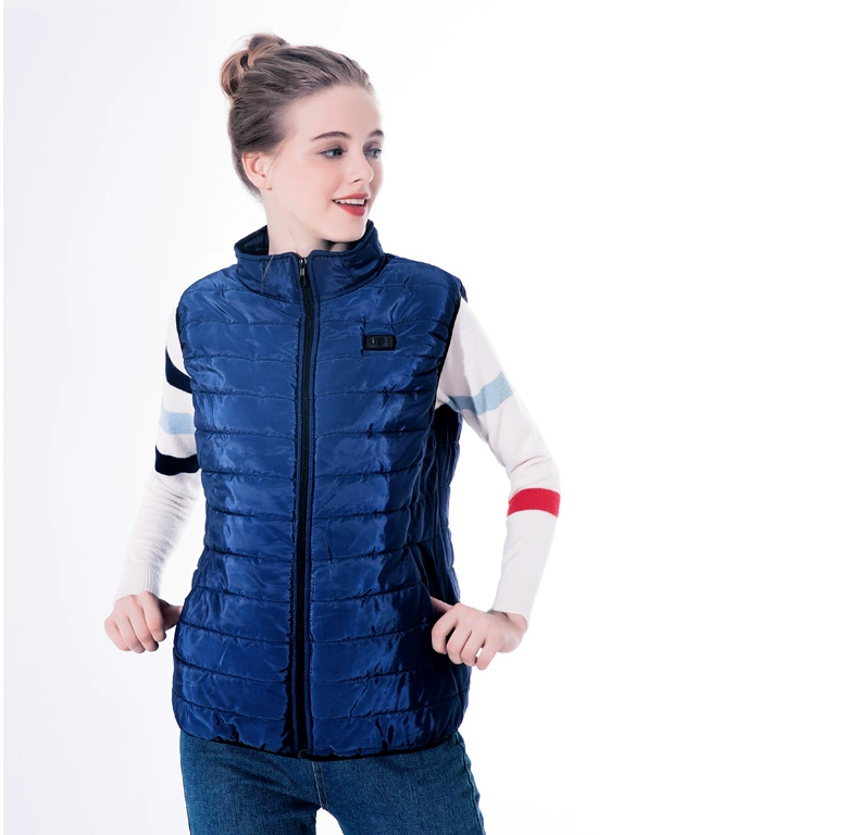 Áo giữ nhiệt cho nữ áo vest sưởi ấm thông minh điều khiển nhiệt độ áo vest sưởi ấm điện cho nam quần áo sạc toàn thân quần áo bảo hộ lạnh mùa đông áo sưởi azuki