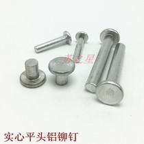 Solid flat head aluminum rivet flat head rivet flat head aluminum rivet hand tapping type M4M5M6 whole system