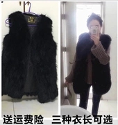 Phiên bản Hàn Quốc của áo khoác lông cáo mới trong phần dài của áo khoác lông gấu trúc nữ lông thú đặc biệt chống mùa