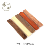 Purple sandalwood green sandalwood hairpin hairpin mahogany horn carving material diy Wood small 20*3*1