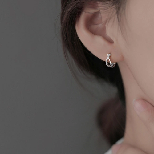 Серьги, зимний оберег на день рождения, серебро 925 пробы, легкий роскошный стиль, коллекция 2023