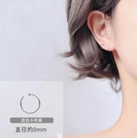 Серьги, серебро 925 пробы, 8mm