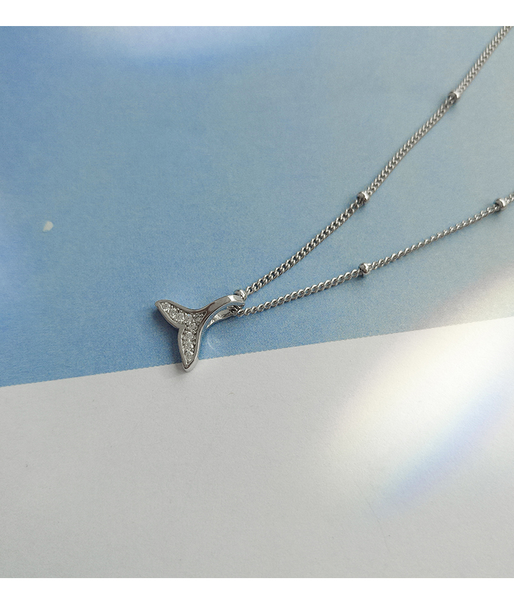 Toàn bộ cơ thể 925 sterling bạc đuôi nàng tiên cá đơn giản thời trang tươi sáng tạo vòng đeo tay sinh viên Sen trang sức Hàn Quốc vòng vàng tây nữ