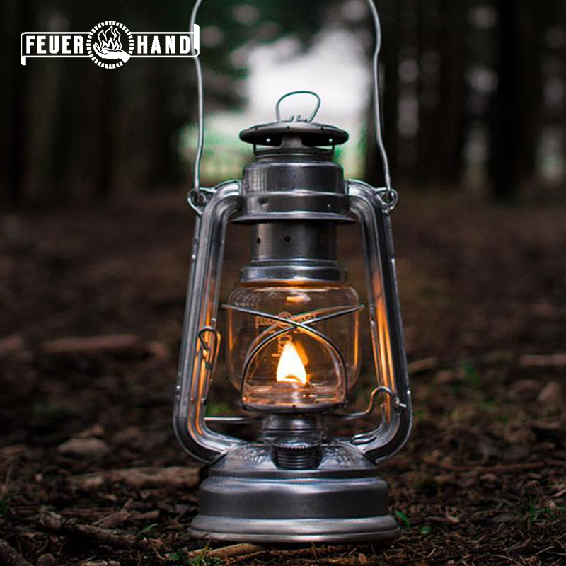 Germany origin imported kerosene lamp Kerosene lamp Feuerhand outdoor camping vintage old oil lamp vintage torch lamp