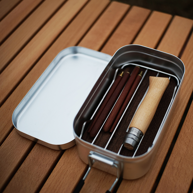 Swedish origin Trangia lunch box outdoor cooking artifact vintage aluminum lunch box camping vintage Japanese lunch box