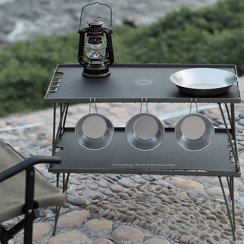 Corman Outdoor Multi-use Folding Table Portable Camping Table Railway Tea Multi-layer Tea Multi-functional Car Table