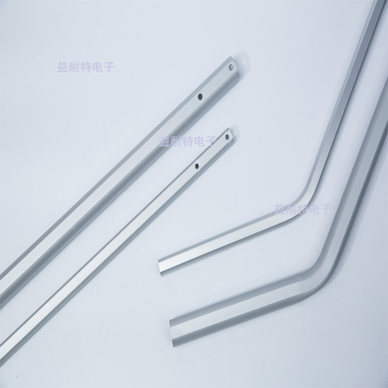 Electronic Fence Aluminum Alloy Terminal Rod bearing lever Bent Pipe 32 21MM Siphon Flat Pipe Full ten ten Sets 10 10 Pieces