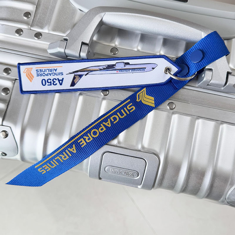 Singapore Airlines A350 Embroidered Keychain Eva Air Boeing B787 Boeing Aircraft Luggage Strap Singapore Airlines A350 Embroidered Keychain Eva Air Boeing B787 Boeing Aircraft Luggage Strap