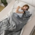 Túi ngủ bẩn khi đi công tác, ở khách sạn, người lớn, ga trải giường, đôi siêu nhẹ cầm tay, vỏ chống bẩn không bông - Túi ngủ