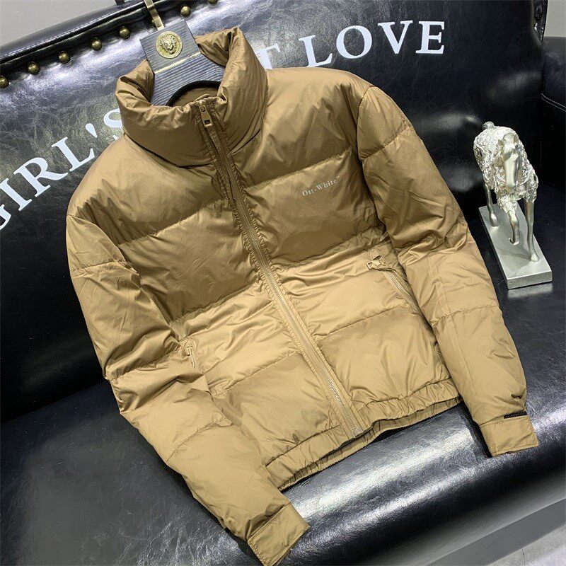 CaltoKrosa~down jacket men trend up a pure Han edition thin white duck duvet coat