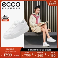 Ecco, кроссовки, универсальные белые кеды, повседневная обувь на платформе для работы и офиса