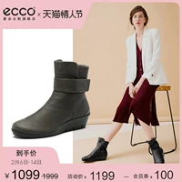 Ecco Love Boots Children 2019 Новый осенний черный склон каблука короткие ботинки Women Skaile 286073