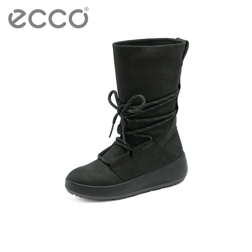 (Спортивный магазин) Ecco Snow Snow Boot Женская мода теплые высокие трубки снежные ботинки Женская теплая зима 801603