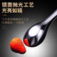 Stainless steel food grade Yuanbao spoon long handle ເດັກນ້ອຍຂອງເດັກນ້ອຍກິນອາຫານບ່ວງແກງບ່ວງຄົວເຮືອນບ່ວງຂະຫນາດນ້ອຍ