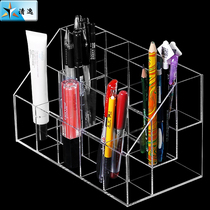 Supermarket acrylic display stand Stationery store student pencil ballpoint pen stand Multi-function desktop storage pen holder