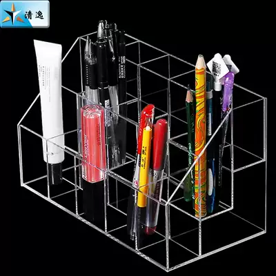 Supermarket acrylic display stand stationery store student pencil ballpoint pen holder multifunctional desktop storage Pen Holder