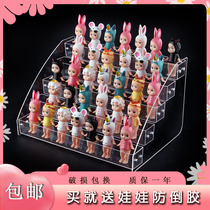  Molly Hand-made angel doll storage rack blind box transparent display box acrylic ladder dust-proof display rack