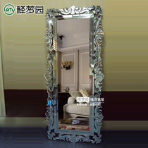 Carved Mirror Decoration Mirror Genguan Mirror Dressing Goggles Audition Mirror-on-the-floor mirror Eurostyle 0961