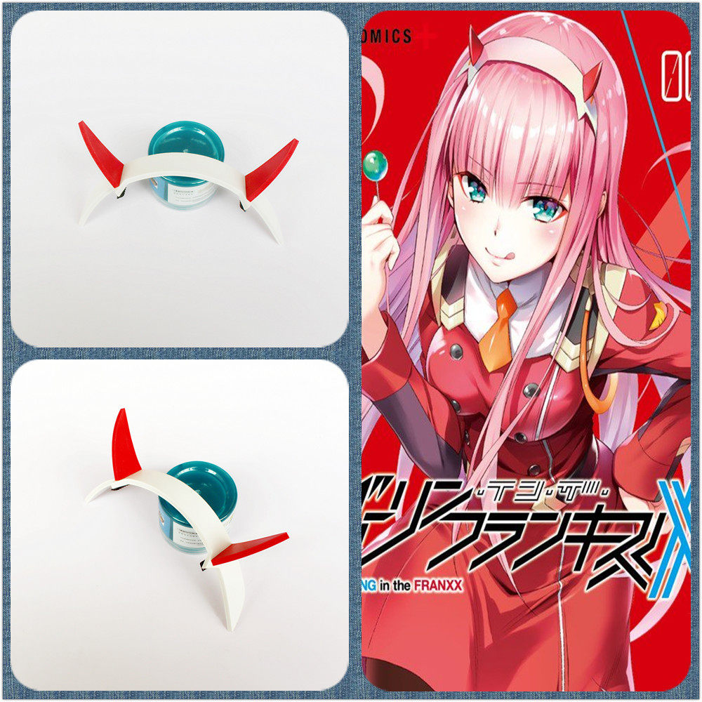 Darling in the franxx女主02头饰发夹发箍国家队cosplay道具