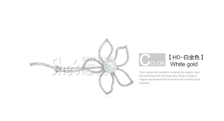 Broche femme SHES en Zircon diamant - Ref 1187581 Image 23
