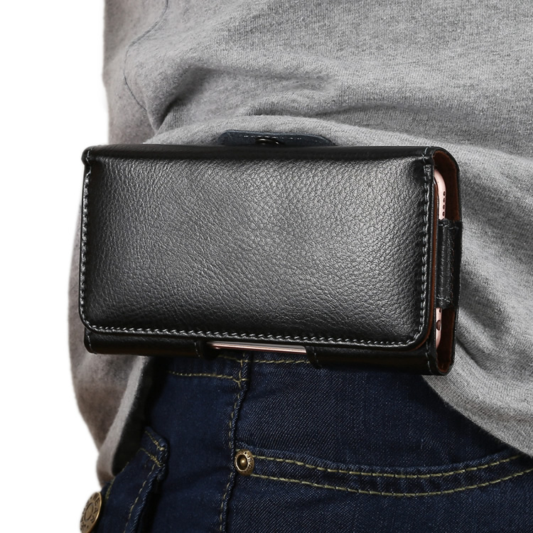 The real cow leather phone hangs belt with belt 4 7 inch 5 5 inch 6 inch 6 inch general thin shell male elderly