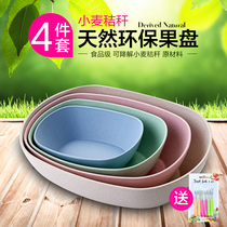 Fruit Pan Living Room Creative Home Plastic Water Fruit Basket Snacks Pan Dried Fruit Pan Personality Melon Pan Fruits Pan Fruit Tray