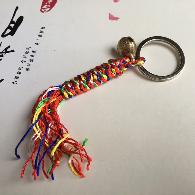 Hand Woven Diamond Knots Key Button Auspicious Knot to hang over Buddha beads