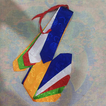 Colorful silk streamers lucky arrow pendant tambourine gaba tassel streamer lucky sail hanging accessories