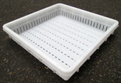 Promotion of tofu plastic basket fruit turnover basket frame Shenzhen turning rotary plastic box rubber basket