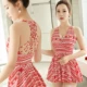 Áo tắm nữ 2019 mới bó sát bảo thủ che bụng thon gọn ngực nhỏ gợi cảm Hàn Quốc size lớn áo tắm nóng bỏng mùa xuân - Bộ đồ bơi One Piece