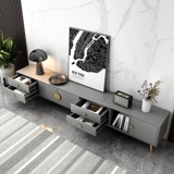 Nordic Light, роскошный выдвижной шкаф для телевизора, современный простой напольный шкаф, маленькая квартира, гостиная, шкаф для телевизора, комбинированный набор журнального столика