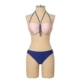 Áo tắm có thép đỡ đồ bơi nữ ngực nhỏ xẻ tà hai mảnh tập hợp bikini bikini ngực lớn sịp - Bộ đồ bơi hai mảnh