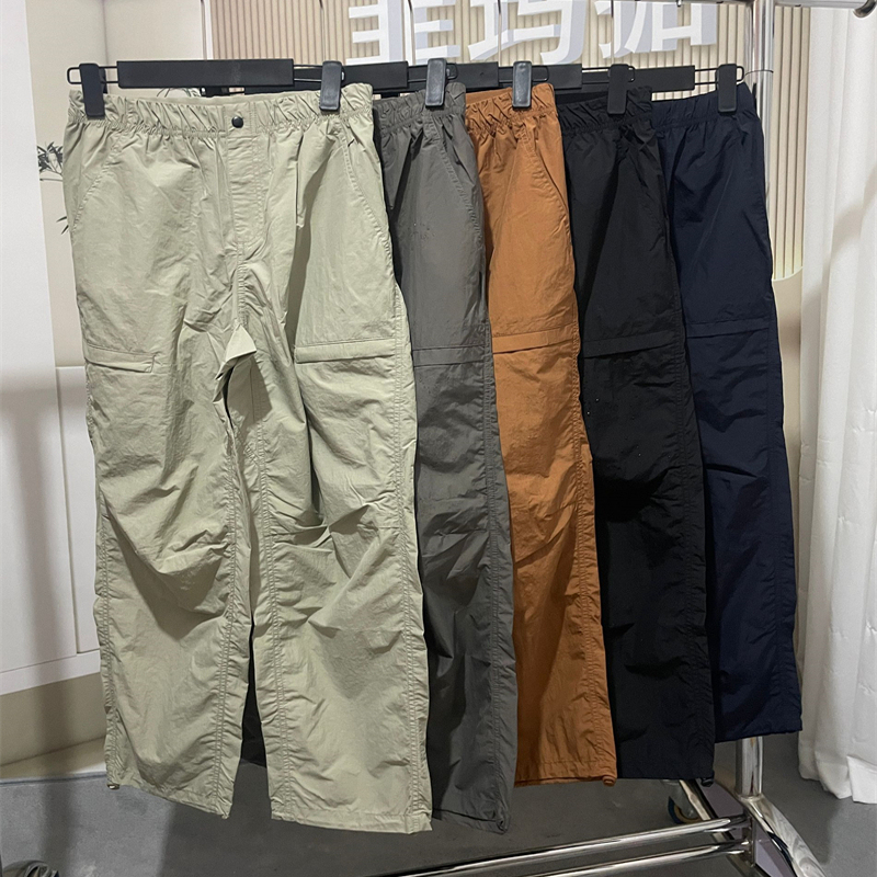 Rebecca 23010 Genuine Summer New Elastic Waist Casual Versatile Fashion Cargo Pants Women's Straight-Leg Pants Rebecca 23010 Genuine Summer New Elastic Waist Casual Versatile Fashion Cargo Pants Women's Straight-Leg Pants