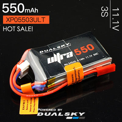 Double day 550 mAh mAh 2S 3S 7 4V 4V 11 1v 50C 5C Airmode ULT Lithium battery