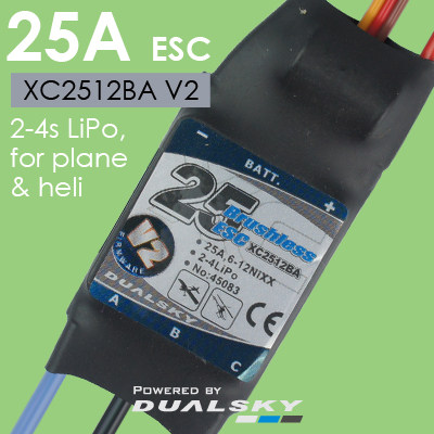 Double day XC2512BA25 An electronic speed regulator Airmode fixed wing electric tune 2-4S with BEC