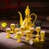 Jingdezhen gốm gốm sứ Trung Quốc bộ rượu vang trắng ly thủy tinh cổ Huanglong - Rượu vang cốc uống rượu Rượu vang
