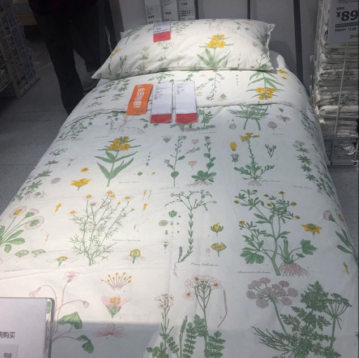 IKEA Skaampa Chăn và vỏ gối Cotton sinh viên chăn Chăn đơn chăn đôi IKEA - Quilt Covers