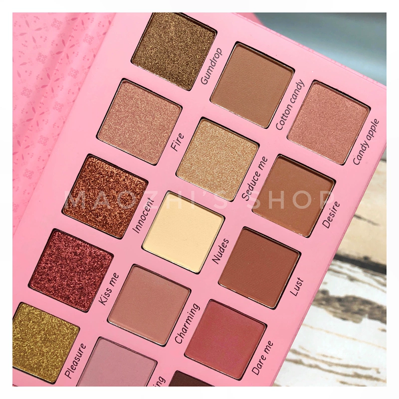 Xuất khẩu Dubai FEBBLE21 hộp mực tăng 藕 bột vàng nâu trái đất màu bóng mắt HD phẳng b trạm đề nghị nhũ klavuu