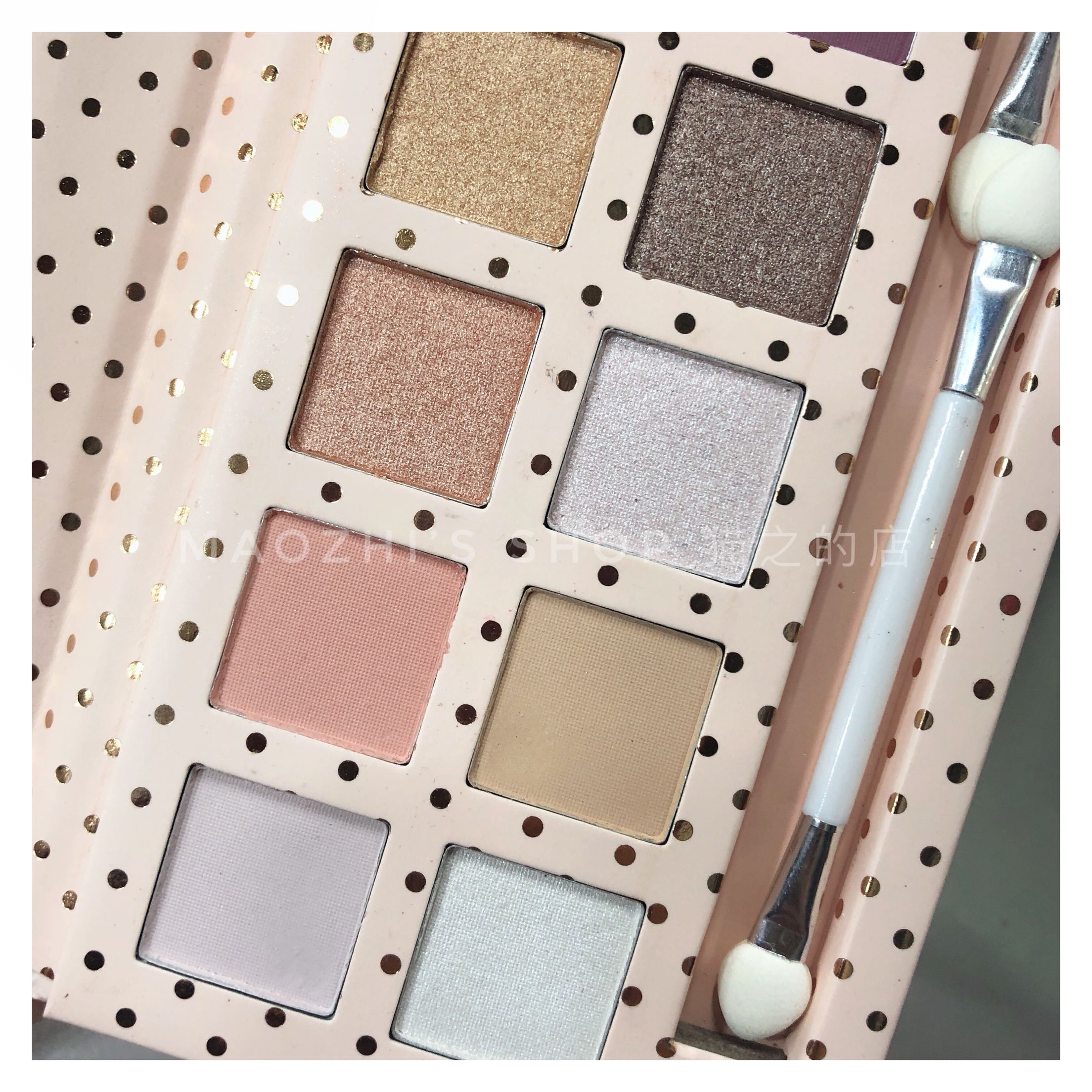 MISS DOOZY 16 màu eyeshadow khay xuất khẩu Trung Đông Dubai bóng mắt tấm gạch đỏ, tím ánh sáng hồng vàng trái đất màu bảng mắt huda