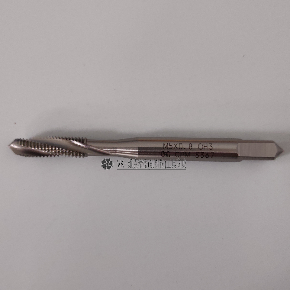 OSG powder metallurgy high speed net low spiral groove screw tapping M2M2 5M3M4M5M6M8M10M12M14M16