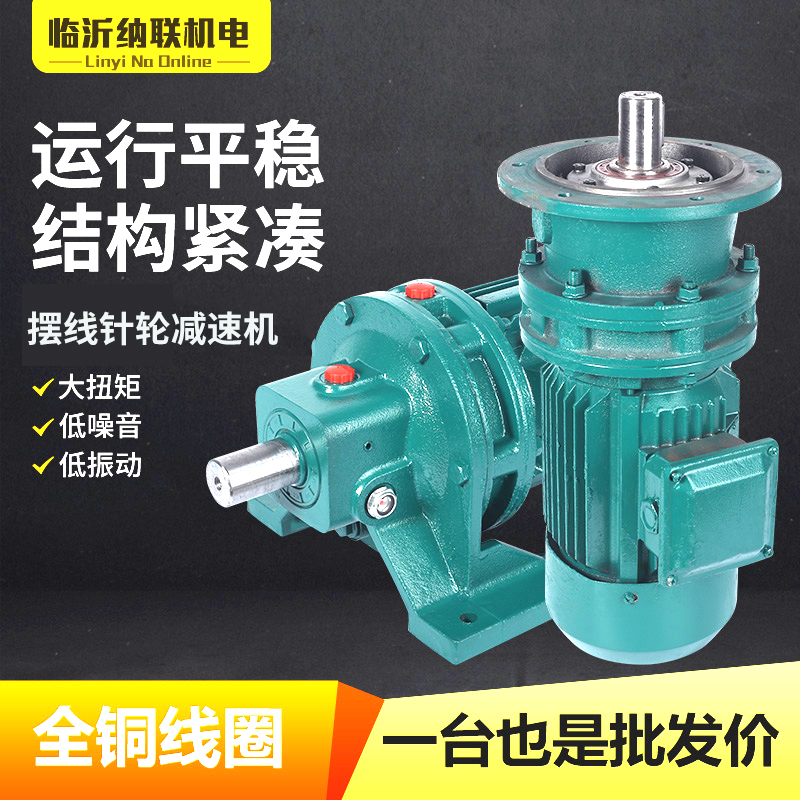 Planetary cycloidal reducer horizontal vertical swing needle reducer BWD three-phase motor national standard copper core motor