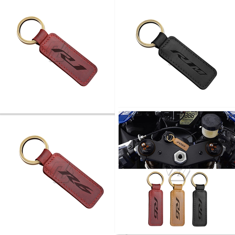 Suitable for Yamaha Yzf R6 R1 R1M Motorcycle Keychain Key Ring Pendant