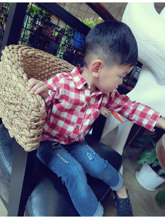 Chemise garcon à manche longue - Ref 2075485 Image 15