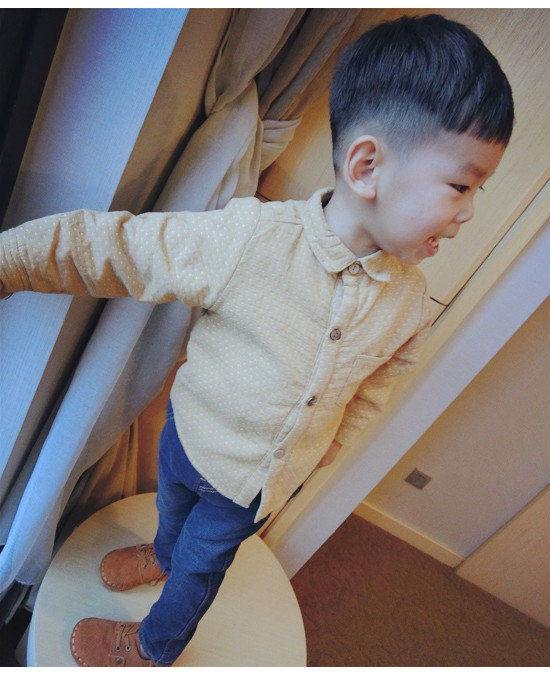 Chemise garcon à manche longue - Ref 2075200 Image 24