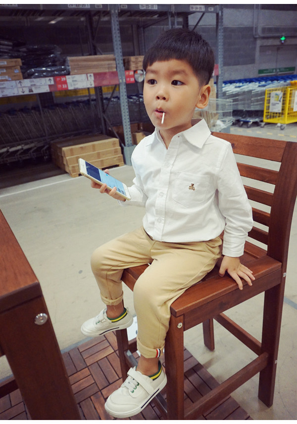 Chemise garcon à manche longue - Ref 2074133 Image 21